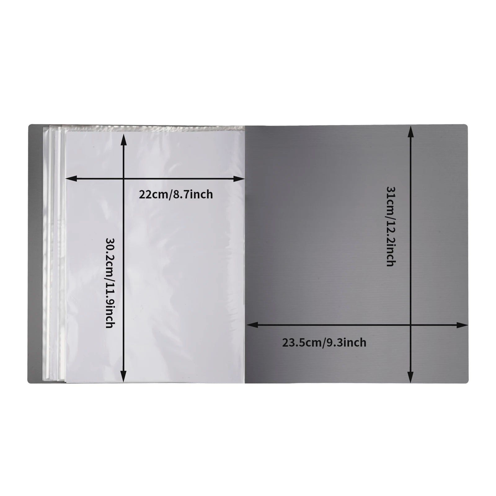 Eagle A4 Binder With Plastic Sleeves Display Book 60-Pocket Portfolio Folder ，Displays Photo Artwork Document and Certificates