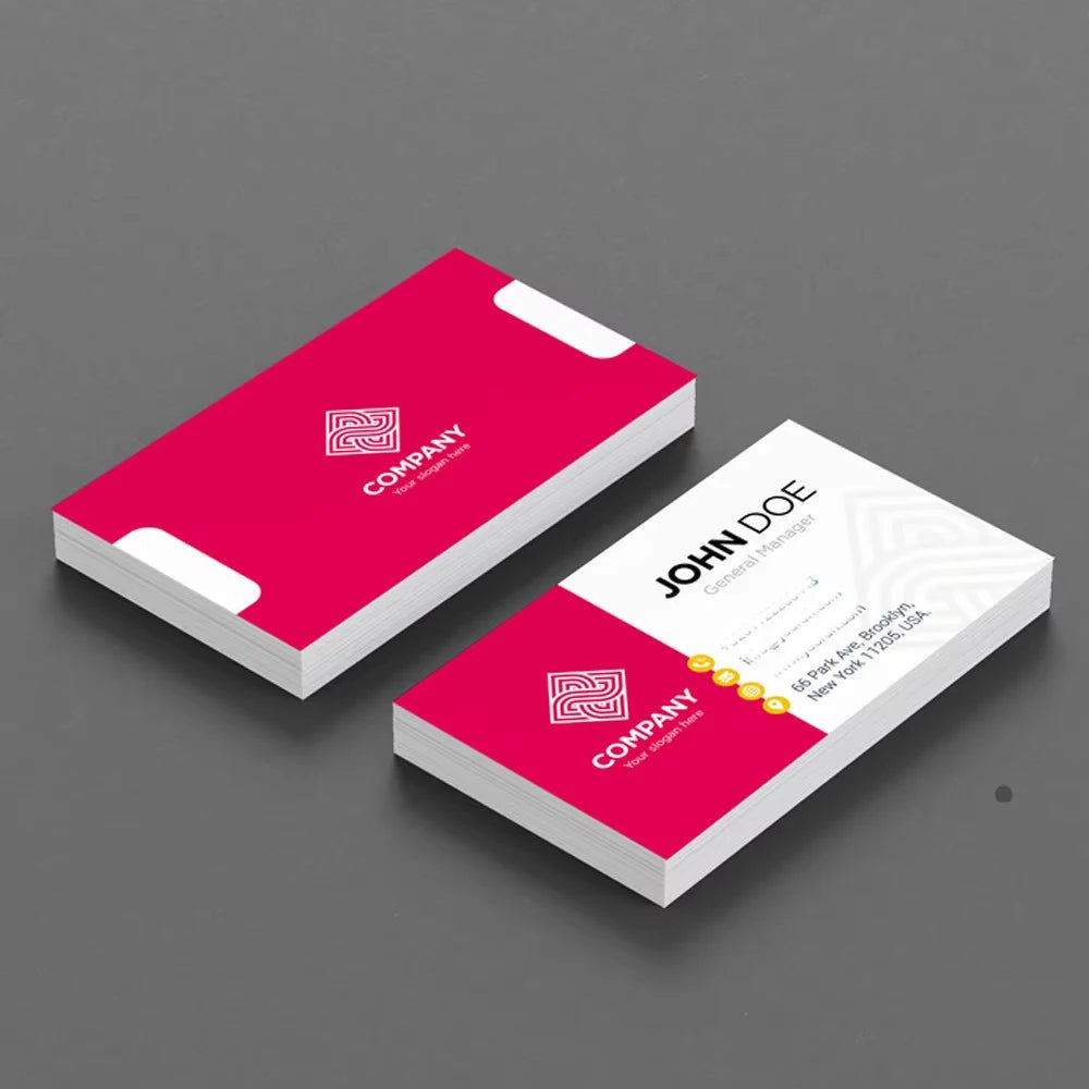 100PCS Custom Logo Color Double-Sided Small Business Card Thank You Card Gift Card 300gmg Paper 9x5.4cm