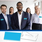 10/20/30Pcs Name Tag Blank Name Badges Acrylic Name Tag Holders 70x30mm Insert Blank Acrylic Nameplate