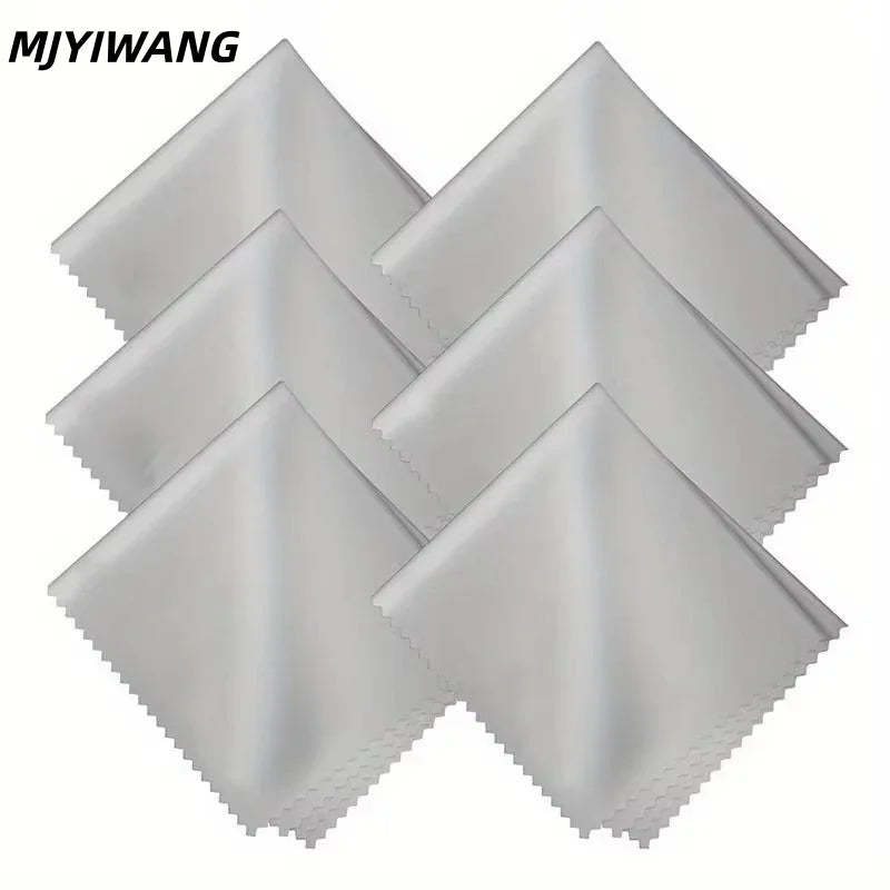 MJYIWANG 6pcs Smooth Cleaner Glasses Lens Cloth Cloths Sunglasses Cleaning Cloth Microfiber Cleaning Cloths