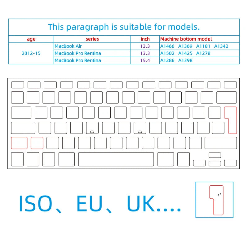 (Iso EU ) White Transparent Frosted Mbp Suitable for Apple Mac Book Pro 14-Inch 16 Model Laptop  Keyboard