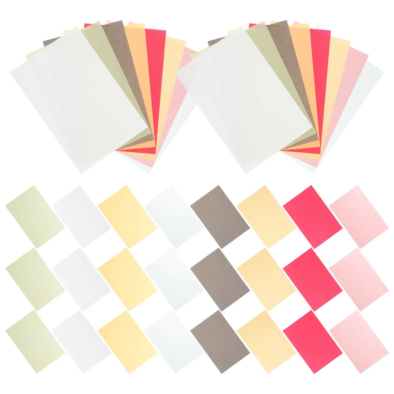 50Pcs Colored Tracing Paper Transfer Sulfate Paper for Drawing Sketching Calligraphy Painting Art Supplies DIY Craft School Use