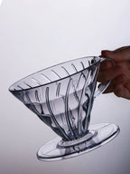 Hot Selling V Shaped 60 Degrees Coffee Maker Set Pour-over Coffee Filter Cup Spiral Hand Filter Cup