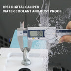 SHAHE Digital Caliper IP67 Coolant/Water/Dust Proof ,150/200/300mm Stainless Steel Digital Vernier Calipers Measuring Tool