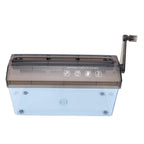 Mini Hand Crank Shredder Portable A4 Paper Shredding Tool for Documents Home School Office Use