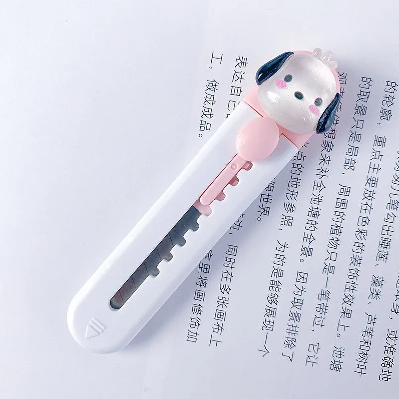 Cute Cartoon Mini Cutter Utility Knife Student Art DIY Tools Creative Stationery School Supplies
