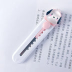 Cute Cartoon Mini Cutter Utility Knife Student Art DIY Tools Creative Stationery School Supplies