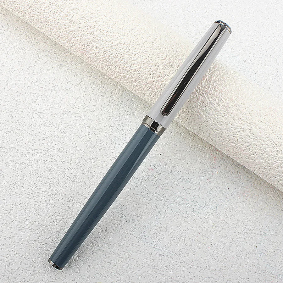 High Quality for Writing Fountain Pen 0.38mm EF Nib Stainless Steel Metal Inking Pen for Writing Signing Pen