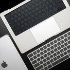 (Us American Version) Translucent Gray Mbp Suitable for Apple Mac Book Keyboard Stickers, Translucent Protective Stickers, Compatible with 13- 16inch MacBook Air/Pro