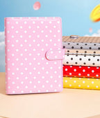 New A5 PU Leather Binder Cover with Magnetic Buckle Closure, 6 Ring Personal Notebook for Organizing Planner, Photo Card Sleeves