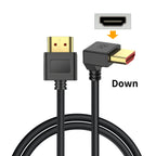 8K HDMI-compatible Cable 2.1 High Speed 48Gbps 8K@60Hz 4K@240Hz HDCP HDR 90 Degree Bend HD Cord  for PS5 PC Gaming Monitor HDTV