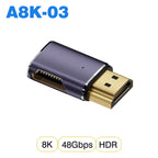 NNBILI HDMI2.1 48Gbps 8K@60Hz 4K@120Hz Ultra High-Speed Adapter Mini/Micro HDMI to HDMI Converter for PS5 X/S PC HDTV Projector