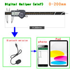 Built-in Bluetooth Digital Caliper for Wireless Transmission Electronic Caliper for Measuring Outer Diameter Inner Diameter 150m