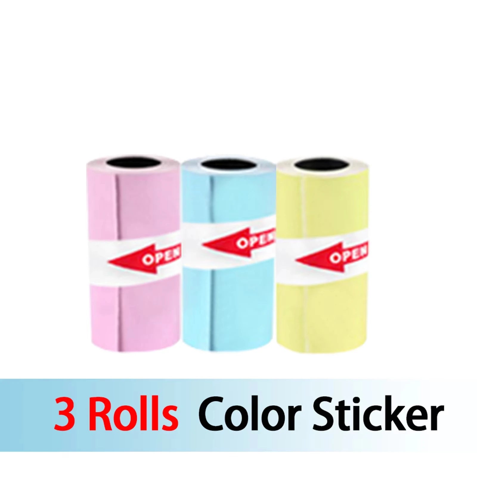 58MM Mini Portable Thermal Printer Pocket Photo Printer Mobile Wireless Bluetooth Adhesive Color Sticker Tags Notes Label Maker