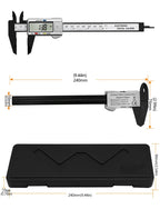 150mm Electronic Digital Caliper Dial Vernier Caliper Gauge Micrometer Measuring Tool Digital Ruler
