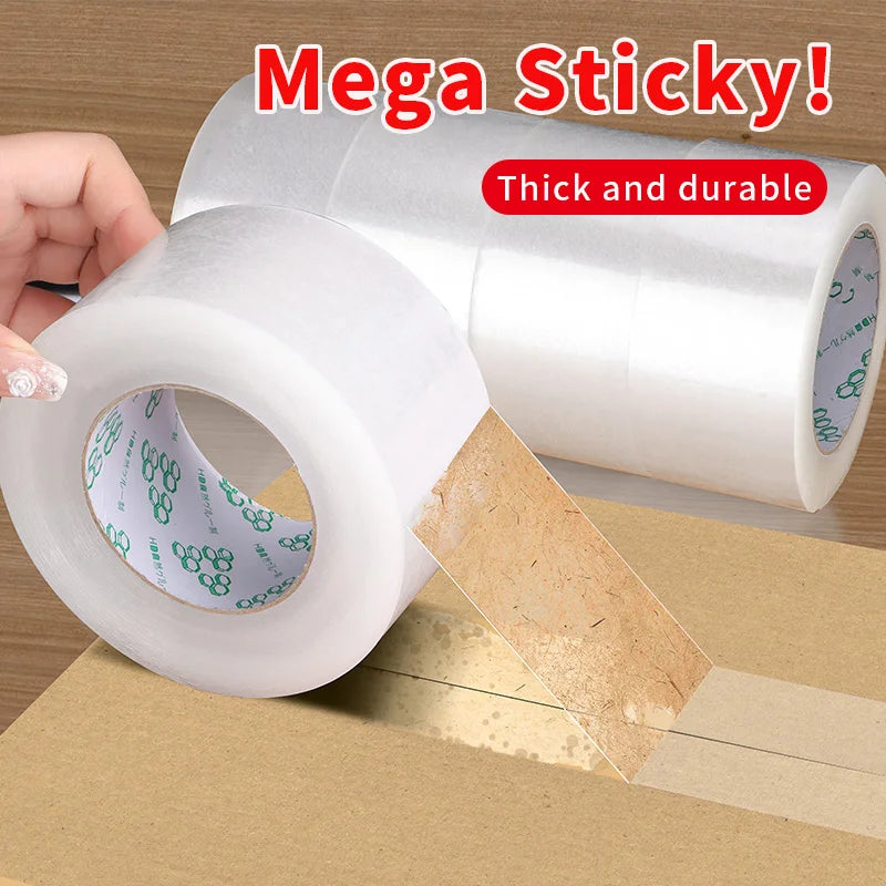 Bopp Single-Sided Transparent Packaging Tape High Viscosity Carton Sealing Fixed Items Sealing Heavy Packaging