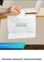 Self-Adhesive Disposable Trash Bag Thicken Waterproof Garbage Bag Leak-Proof Rubbish Storage Bag for Car/Home/Office
