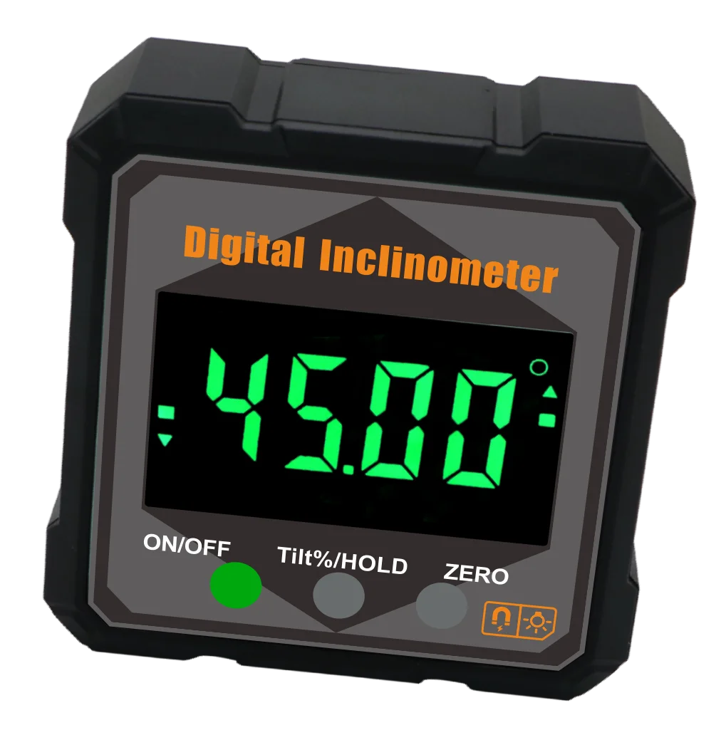 4 Types ETOPOO 4*90 Multi Functional 4-Sides Magnetic Digital Protractor Angle Measure Inclinometer Level Box Charging Angle