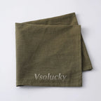 Cloth Napkin 40x40cm Washed Cotton Plain Washed Cotton Soft Rustic Table Napkin for Wedding Christmas Party Daily Family Meals