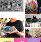1pcs Japan UNI POSCA Marker Pen PC-1M/3M/5M POP Poster Graffiti Permanent Acrylic Marker White Black Gold Silver Art Supplies