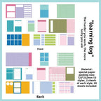 A7M5 Two Size 20Sheets Loose Leaf Inner Page Notebook Refill Spiral Weekly Monthly To Do Inside Paper Stationery