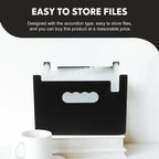 PP Material Accordion File Folder for Receipts Coupons Documents Organizing Portable Office School Home Use Multi-Function