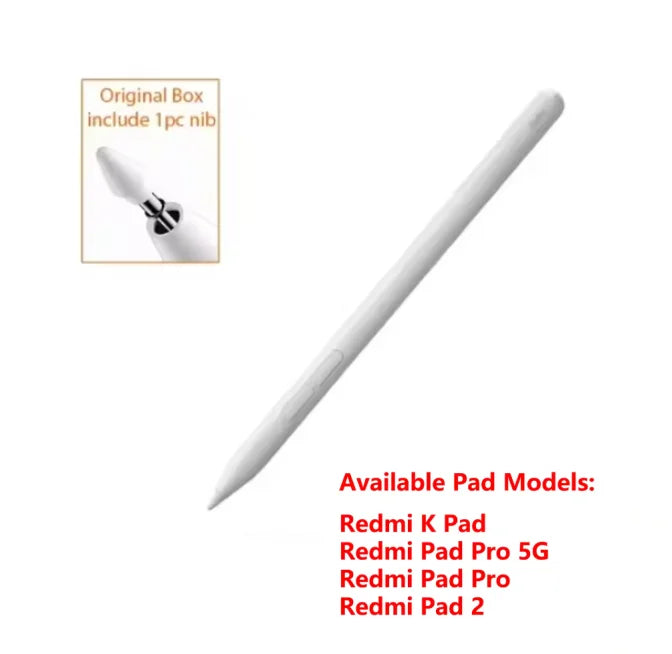 Original Xiaomi Redmi Pad 2 Stylus Pen Redmi Pad Pro Tablet 4096 level Sense Drawing Writing Redmi Smart Pen Xiaomi Smart Pen