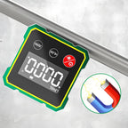 Magnetic Digital Angle Finder with LCD Backlight Gauge Protractor Inclinometer Level Magnets Level Ruler Angle Measurement Tool