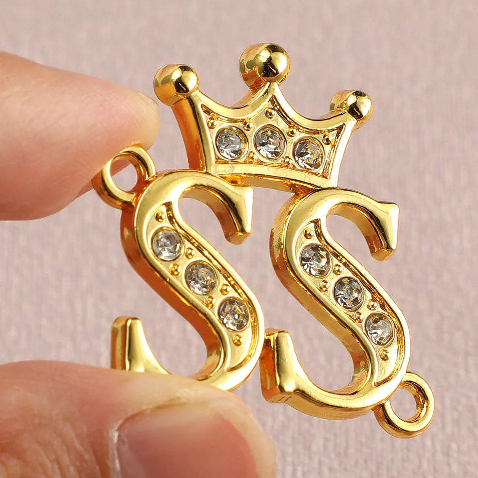 Custom Logo 3D Metal Letters Zinc Alloy Name Tag for Handbag Clothing Metal Labels Sew-On