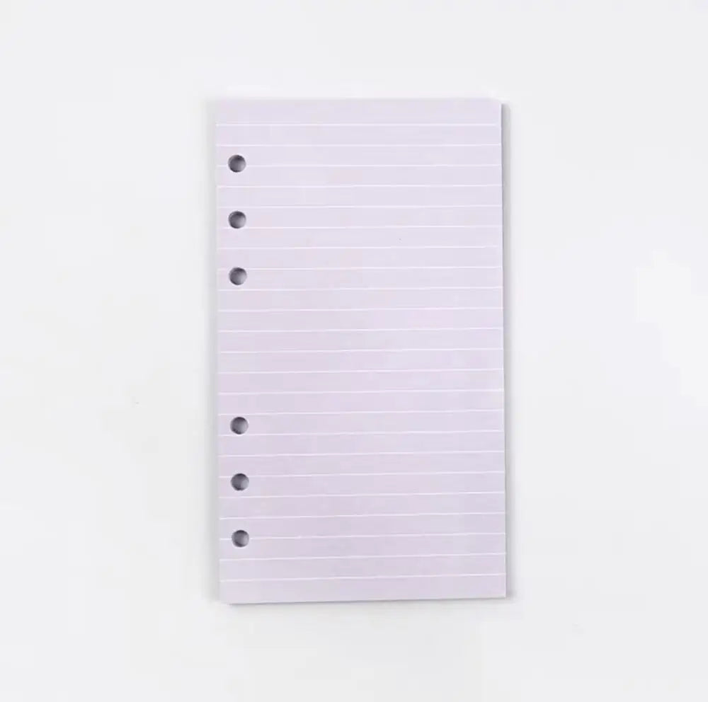 45 Sheets A5 A6A7 Loose Leaf Notebook Refill Spiral Binder Inner Page Weekly Monthly To Do Line Dot Grid Inside Paper Stationery