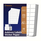 ESHANG Address Labels Sticker Paper for Laser/Ink Jet Printer Mailing Labels A4 White 56 Per/32 Per Sheet