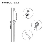 J1UL1N 16Pcs Beaded Letter Opener Metal Letter Opener Kit Envelope Slicing Beaded Letter Opener Set For Gifts Office Home Diysup