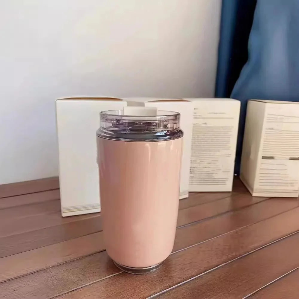 240ml Beverage Cups Travel Portable Drinking Cup Stainless Steel Vacuum Leak proof Coffee Hot & Cold Insulated Mug wholesale sme