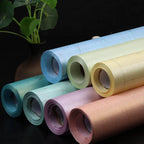 Sumi Art Wax Dye Pearlescent Ink Colorful Half Ripe Rice Paper Xuan Paper Scroll Multicolor Brush Calligraphy Creation Work Roll