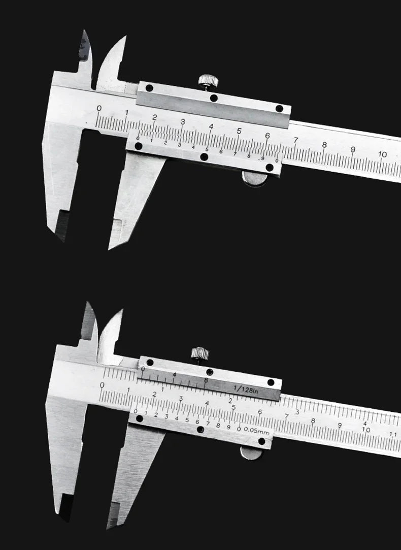 0-150MM Vernier Calipers Steel Gauge Micrometer Measuring Instruments Carpenter Tools Professional Pachymeter Depth Ruler