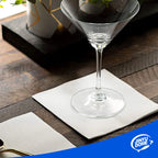 JINYUDOME 25/50/100PCS Linen Feel Cocktail Napkins,Disposable Paper 7.87x7.87in,Folded Square For Wedding,Party,Events,Cafe,Bar