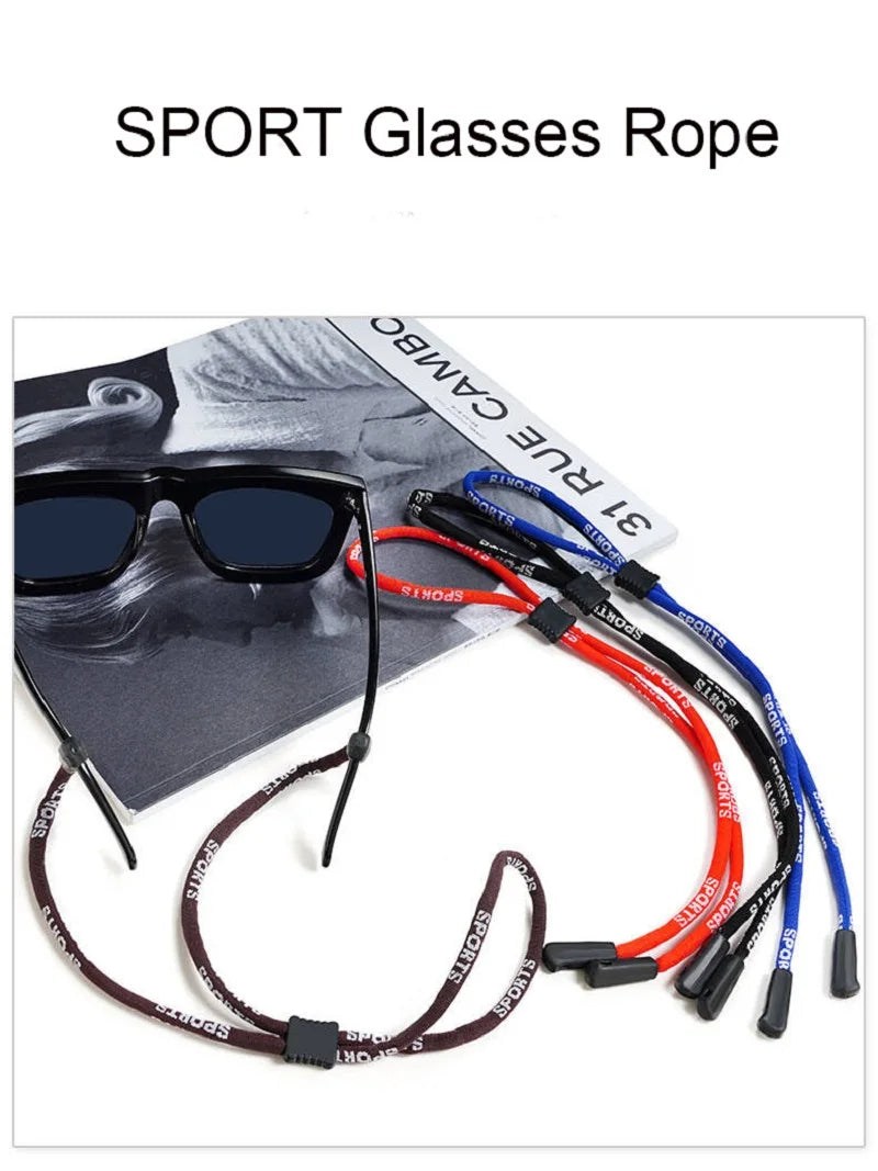 Non-Slip Sunglasses Rope Outdoors Sports Glasses Cord Women Men Eyeglasses Eyewear Cord Holder Neck Strap Glasses Lanyard