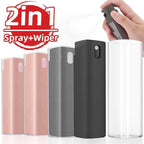 2 In1 Multifunction Microfiber Screen Cleaner Spray Bottle Set For Phone Tablet Latop Cleaning Wipes Cleaner Without Liquid