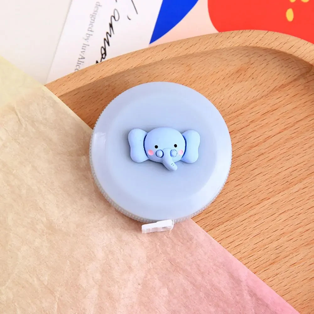 Cartoon 150cm/60" Tape Measures Portable Retractable Ruler Children Height Ruler Centimeter Inch Roll Sewing Tailor Tape Measure