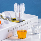 50-300 pcs 30ml Eco-friendly Clear Plastic Disposable Party Shot Glasses Jelly Cups Tumblers Birthday Kitchen Accessories