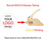 Embosser Stamp LOGO Customized Wedding Library Book Private Seals Customization Envelope Party Invitation Embossing Stamps DIY