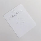 50Pcs Fashion Brooches Display Cards High Quality Pins Blank Paper Tag Jewelry Packaging Cards Sale Hang Price Tag Cards