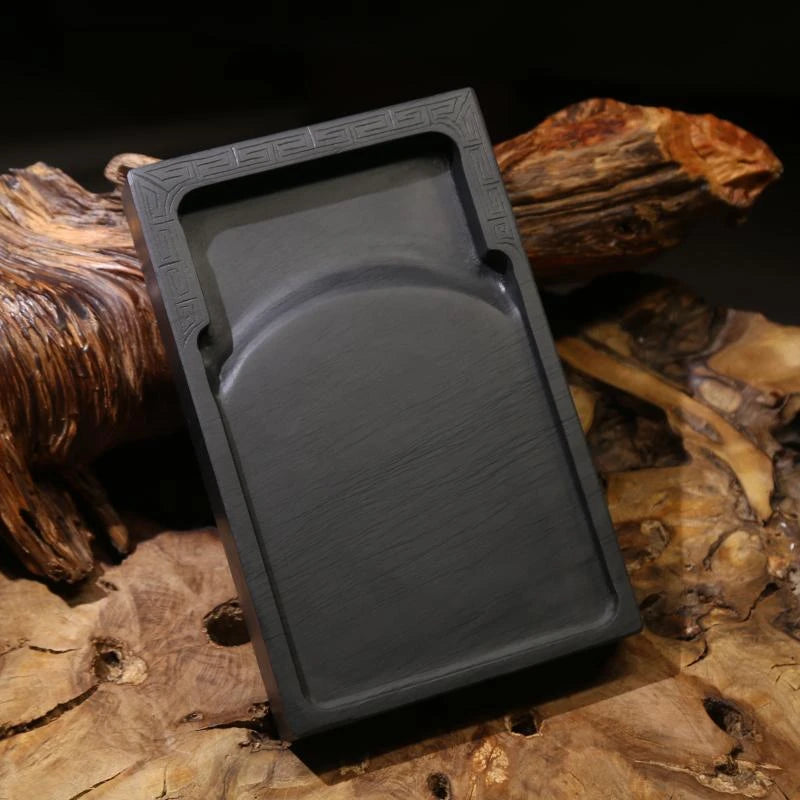 6 Inch 8 inch anhui Handmade Inkstone Water Ripple Ink Stone Natural Inkstone Traditional Painting Calligraphy Special Ink Stone