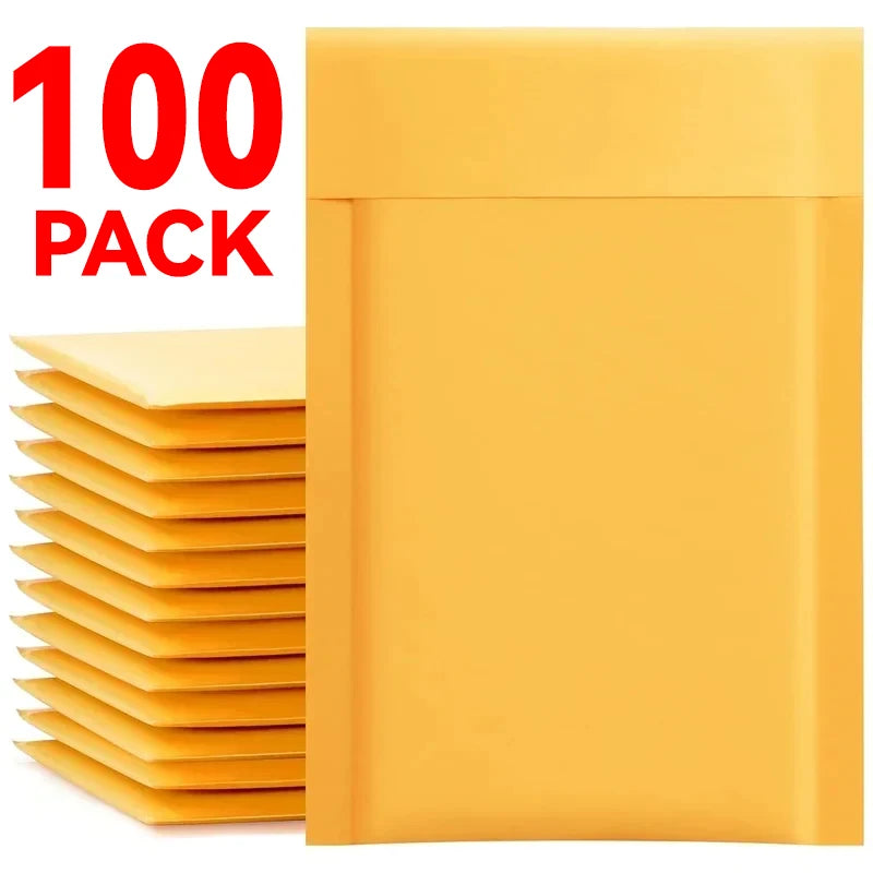 Kraft Bubble Mailers Wholesale Bubble Envelopes Bag Waterproof Foam Self-Sealing Paper Envelopes Shipping Bags for Packaging Bag