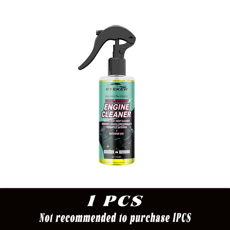 Car Engine Compartment Cleaning Agent, No Water Wash Oil Stain Remover, Deep Rust Removal and Cleaning/c.