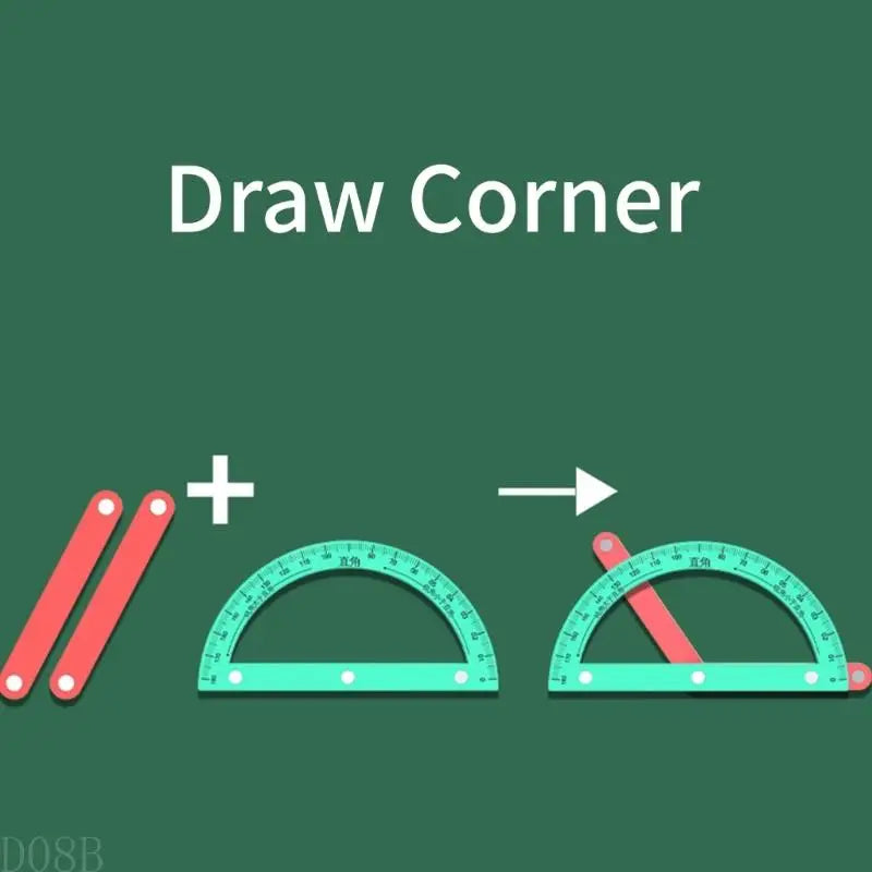 D08B Portable Geometry Demonstrator Teaching Aid For Constructing 2D Models In STEM Education Math Tools