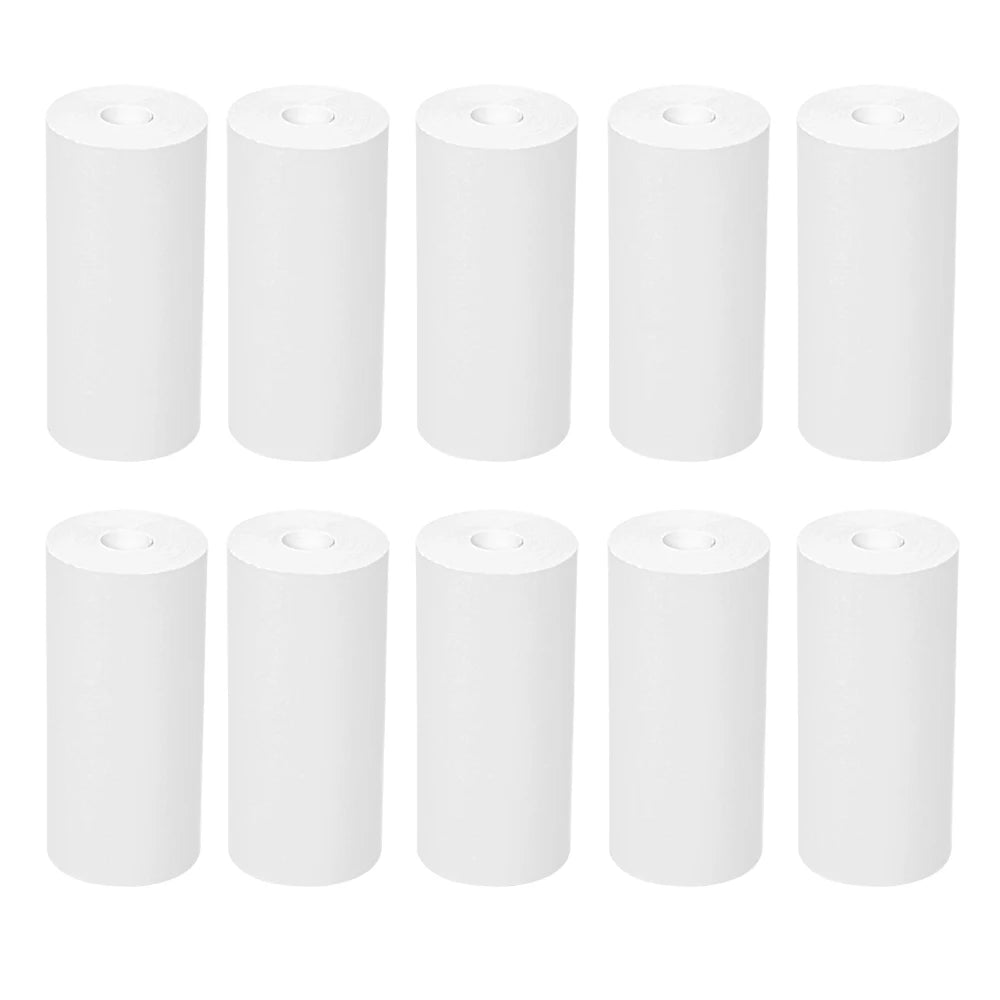 Colorful Label Sticker 57*25MM Self-adhesive Roll Paper Label Sticker Photo Inkless Printing Portable Mini Printer Thermal Paper