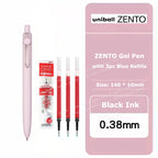 uniball ZENTO Standard 0.38/0.5mm Gel Pens,Water-Based Smooth Writing Roller Ball Pens Fit for a variety of occasions Stationery