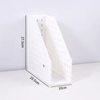File Storage Box Vertical File Rack Book Storage Rack File Frame Desktop Information Rack File Rack