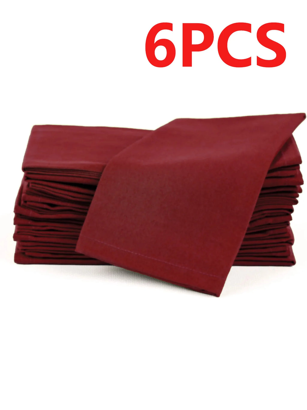 6/12PCS 40x40cm Cotton Linen Cloth Napkins Thickened Durable Placemat Reusable for Kitchen Dining Wedding Decoration